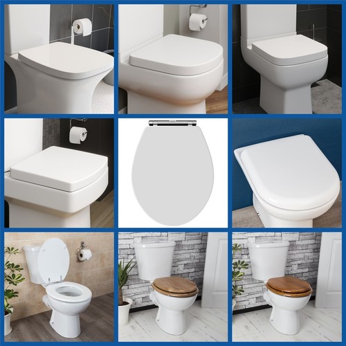 Toilet seat round square - toilet,