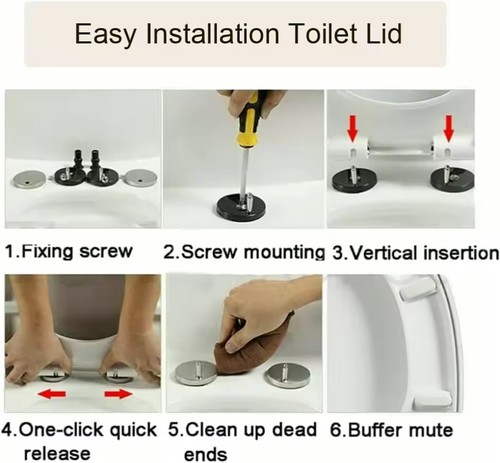 Soft close toilet - soft, seat