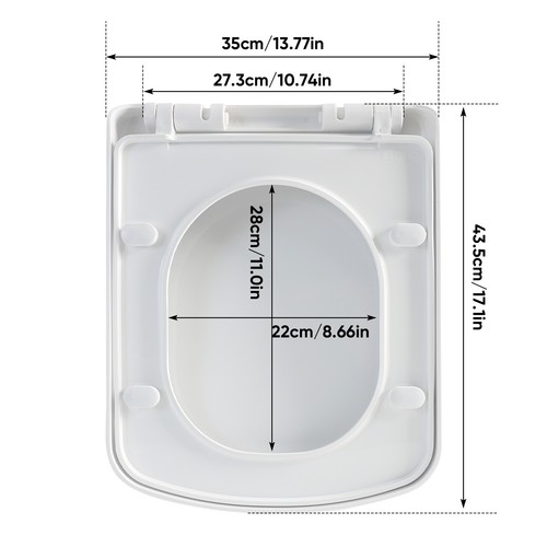 Soft close square - close,