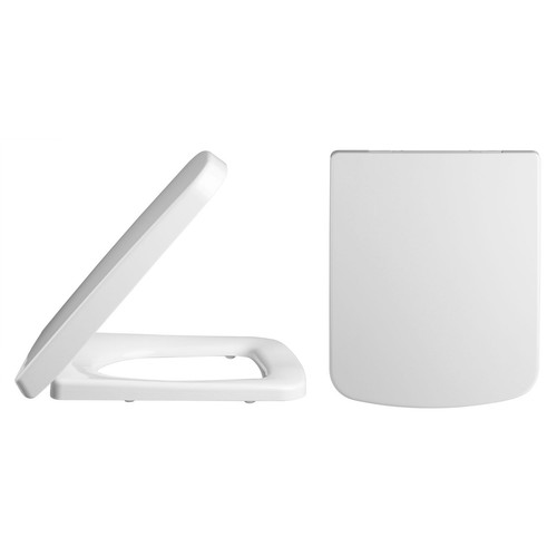 Square soft closing toilet - square,