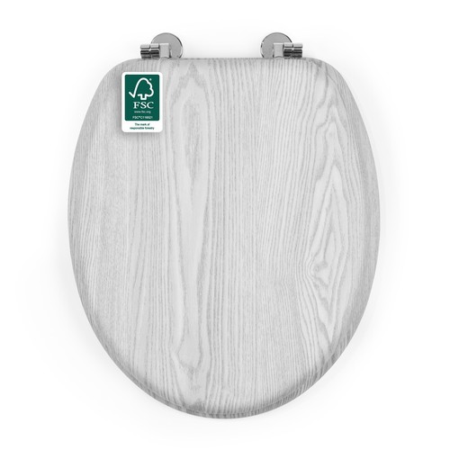 Beldray grey toilet - toilet, seat