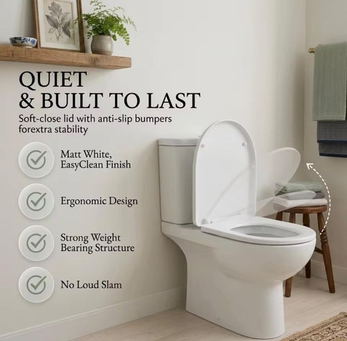 Shape toilet seat soft - d,