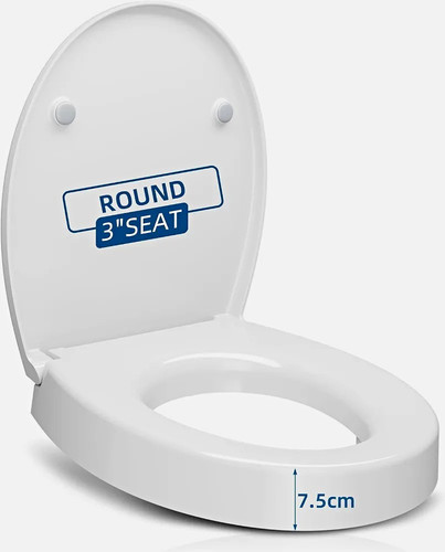 Sailtok raised toilet seat - seat, 3
