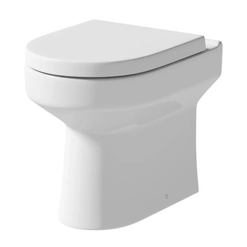 Shape toilet seat - toilet, close