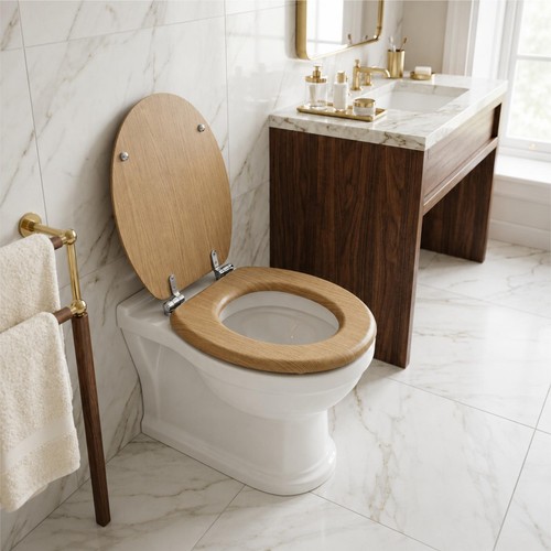 Dark oak soft close wooden - soft,