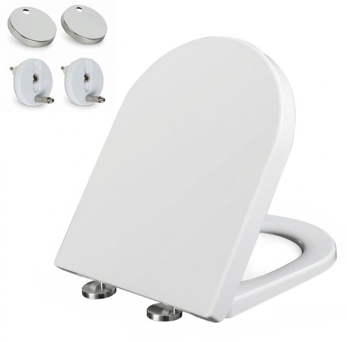Shape white toilet seat soft - d,