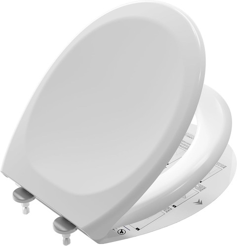 Soft close toilet seat white - seat,