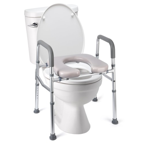 Raised toilet seat with - seat,