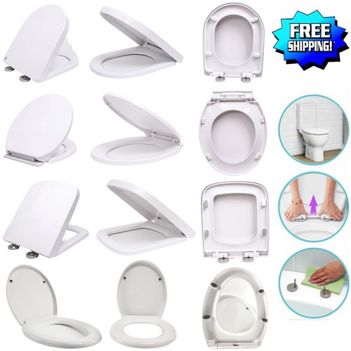 Toilet seat soft close - close, quick