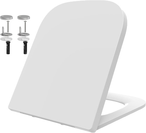 Soft close square toilet - soft, seat
