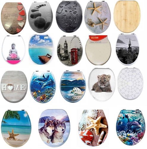 Toilet seat resin - mdf, novelty
