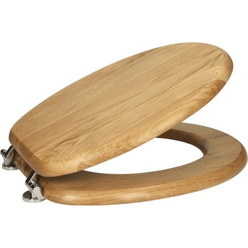 Oak effect wooden bathroom - oak,