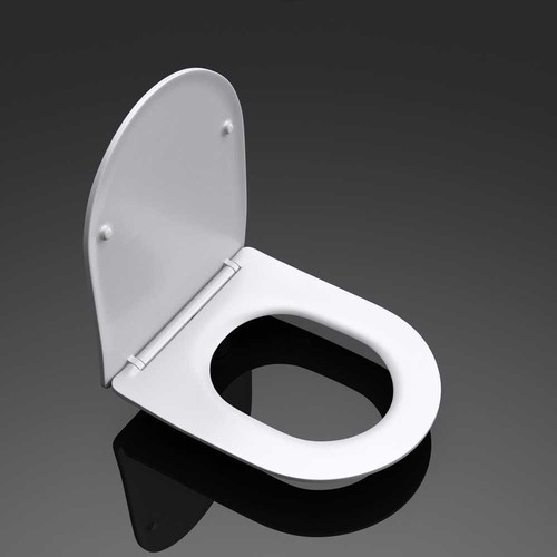 Bathroom toilet seat - seat, with