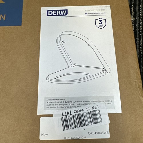 Derw shape toilet seat in - shape,