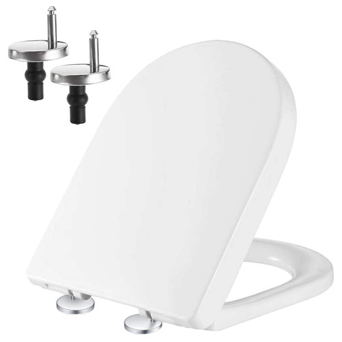 White shape toilet - white, soft